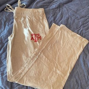NWOT Texas A&M gray sweatpants